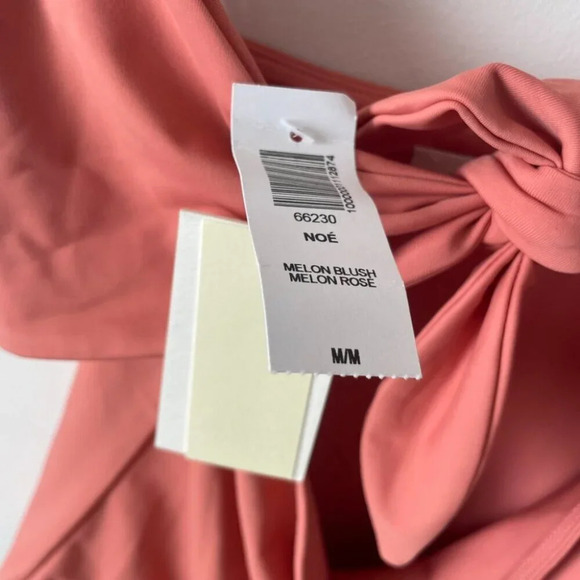 Aritzia Wilfred Noe Bodysuit Bathing Suit NWT Melon Blush Pink Size  Medium - Picture 9 of 10